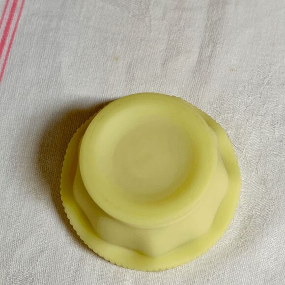 Vintage Fenton Burmese Glass Fairy Lamp Hand Painted Tall Trees - Picture 8 of 8